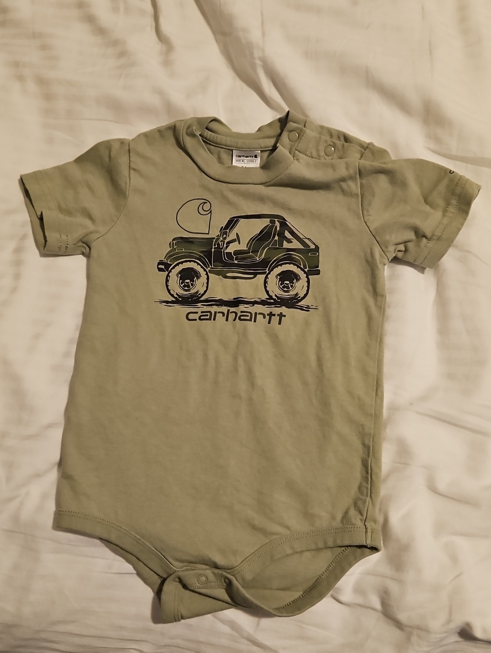 Carhartt Graphic Truck Short Sleeve Onesie